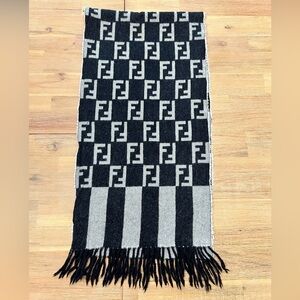 Vintage Fendi 100% Wool Scarf